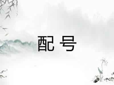 配号