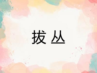 拔丛