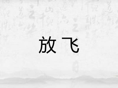 放飞 放飞