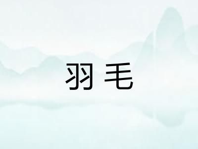 羽毛