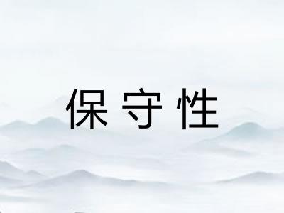 保守性