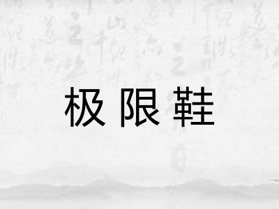 极限鞋