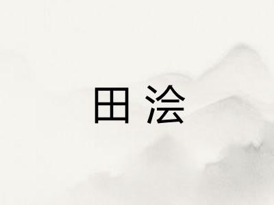 田浍