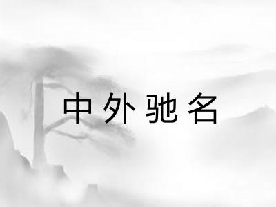 中外驰名