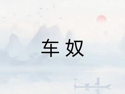 车奴