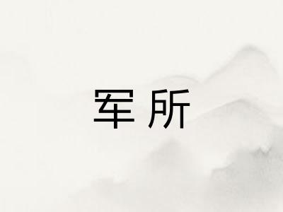 军所