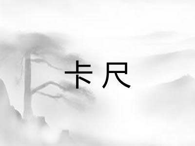 卡尺