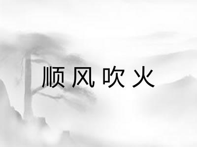 顺风吹火 顺风吹火