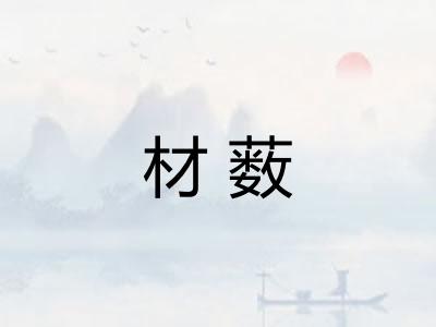 材薮