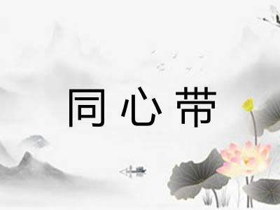 同心带