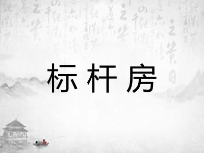 标杆房 标杆房