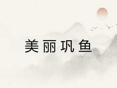 美丽巩鱼