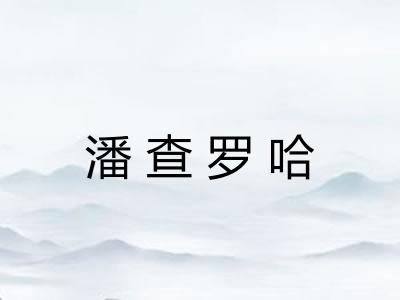 潘查罗哈