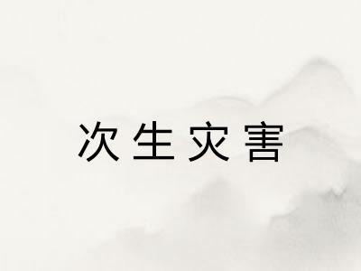 次生灾害