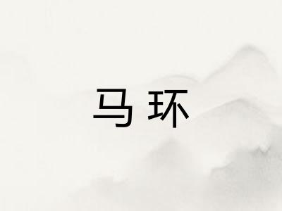 马环 马环