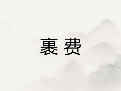 裹费