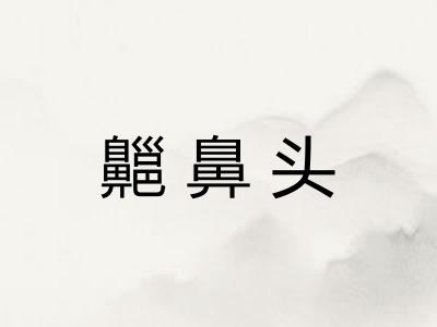 齆鼻头