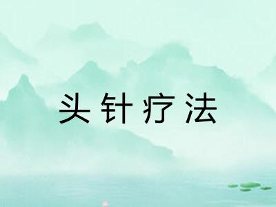 头针疗法 头针疗法