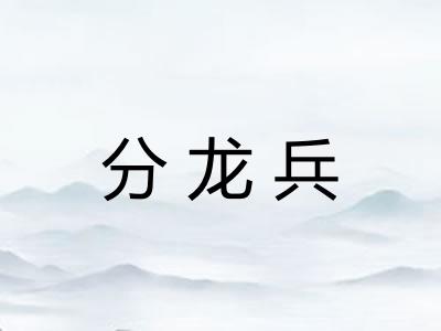分龙兵
