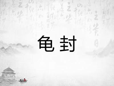 龟封
