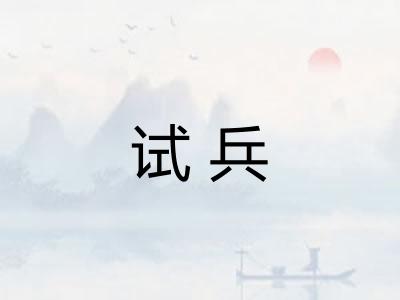 试兵