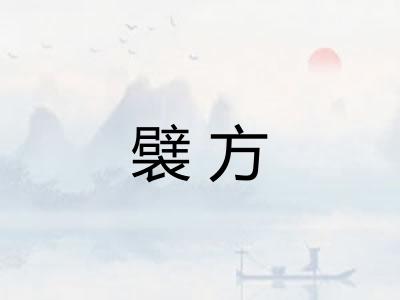 襞方