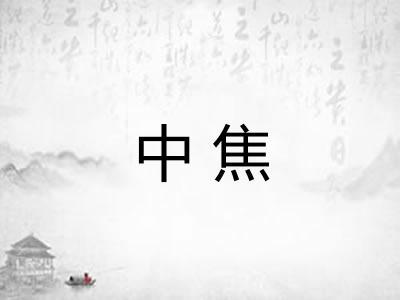 中焦 中焦
