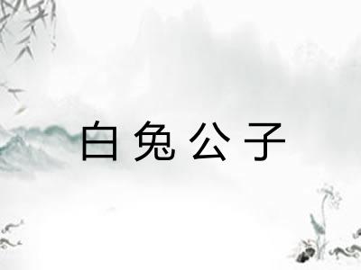 白兔公子