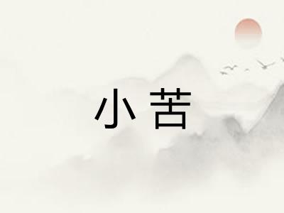 小苦 小苦