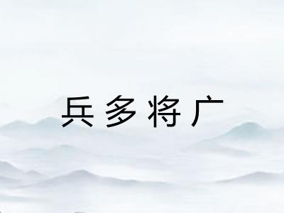兵多将广