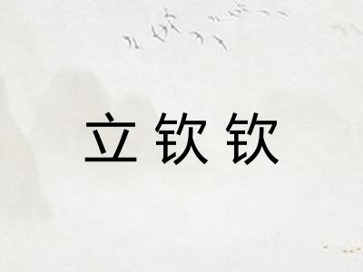 立钦钦