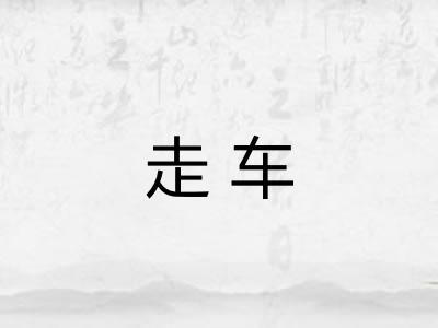 走车