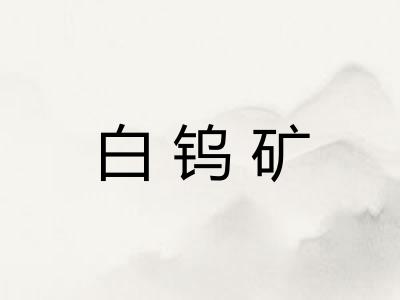 白钨矿