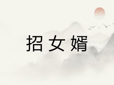 招女婿 招女婿