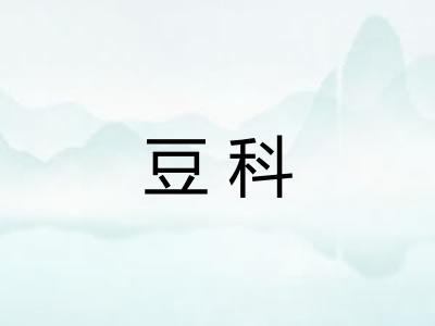豆科 豆科