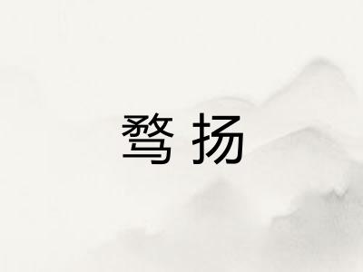 骛扬