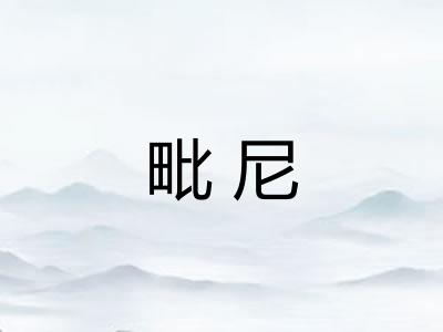 毗尼