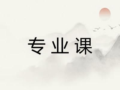 专业课 专业课