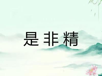 是非精