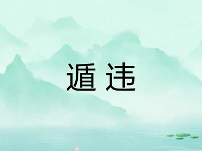 遁违