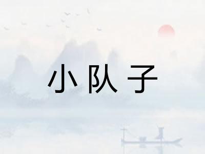 小队子 小队子