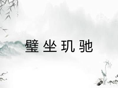 璧坐玑驰