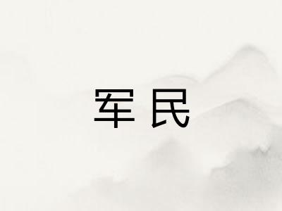 军民 军民