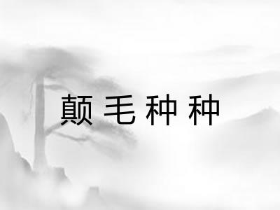 颠毛种种 颠毛种种
