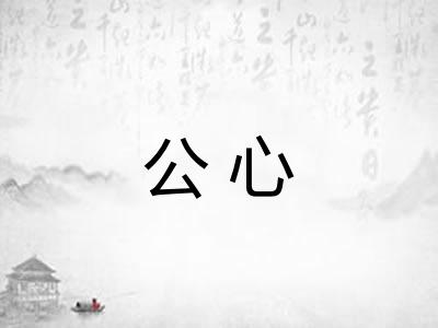 公心 公心