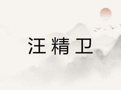 汪精卫 汪精卫