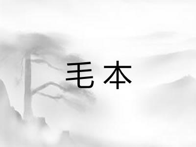 毛本 毛本