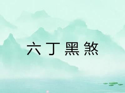 六丁黑煞 六丁黑煞