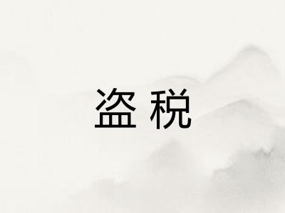 盗税