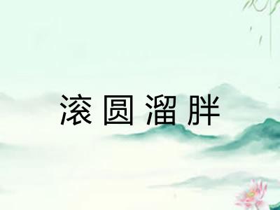 滚圆溜胖